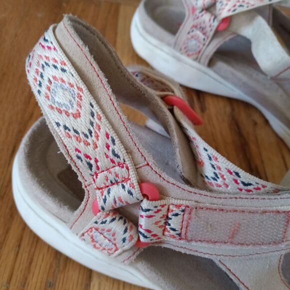 Clarks Women's Collection Amanda Step Sandal 10.5 woman adjustable strap comfort - Picture 6 of 11